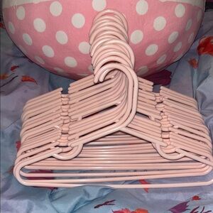 20 Toddler Pink Hangers 11.75 inches long